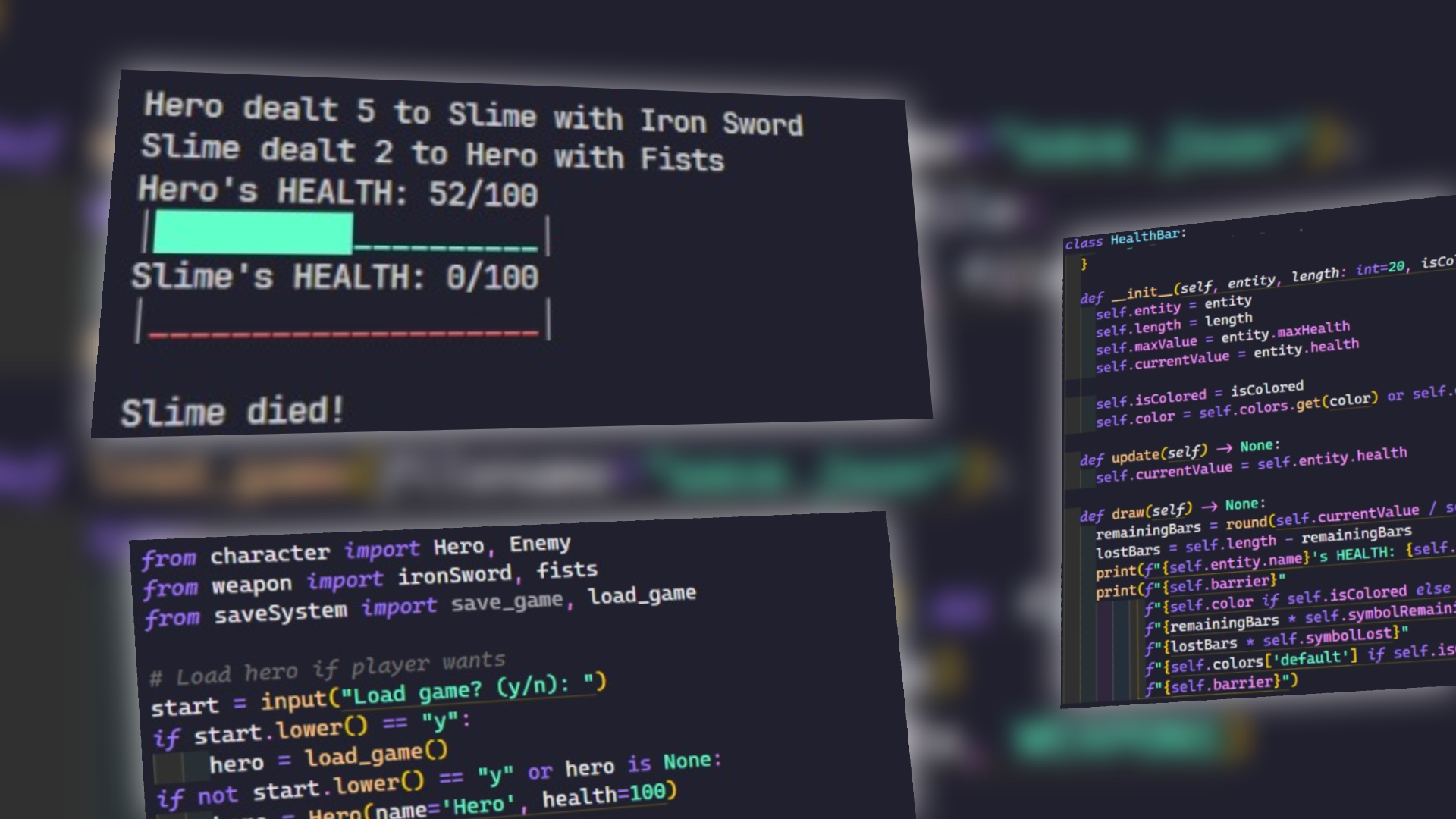 Terminal RPG Engine